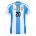 Argentina Alexis Mac Allister #20 Prima Maglia Copa America 2024 Manica Corta